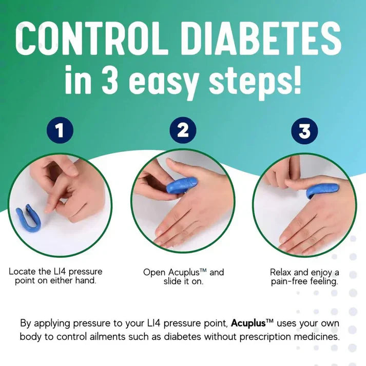 Acuplus+ Sugar Control Acupressure Point Clip - Buy 1 Get 1 FREEš„