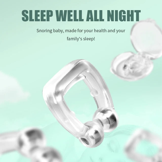 Silicone Magnetic Anti Snoring Nose Clip