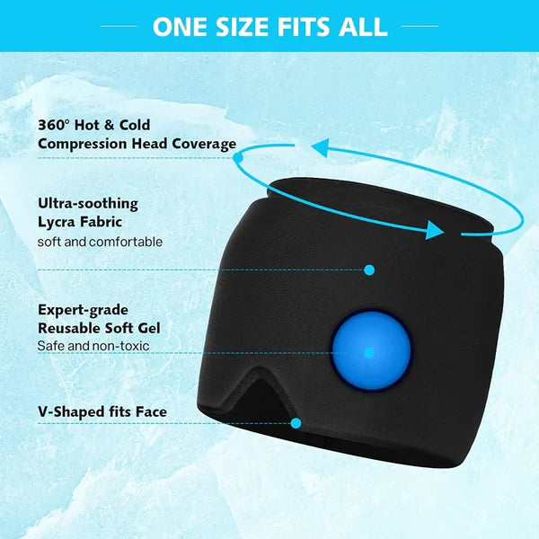 Head Massager Cap Hot Cold Therapy