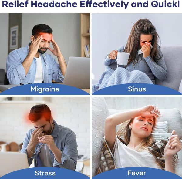 Head Massager Cap Hot Cold Therapy
