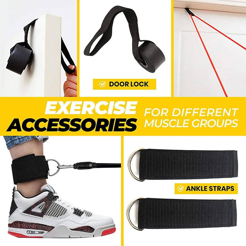 11 Pcs Portable Resistance Bands