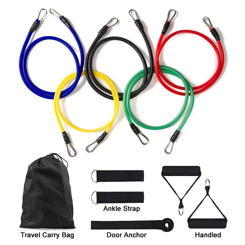 11 Pcs Portable Resistance Bands