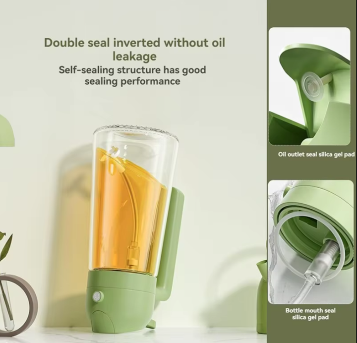 2-in-1 Refillable Oil Spray Bottle: Your Kitchen’s New Essential