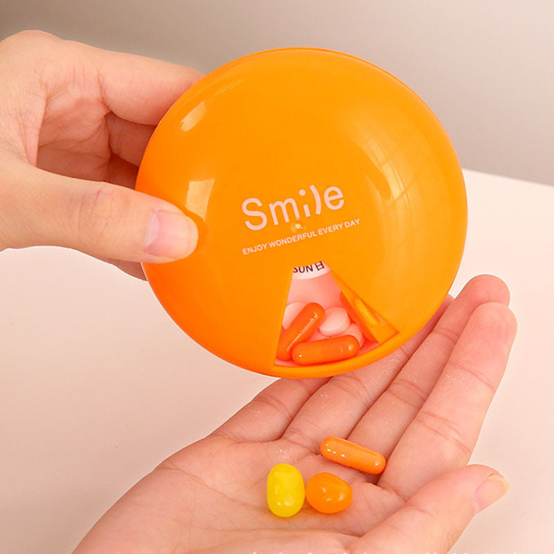 Portable One Week 7 Compartment Pill Box