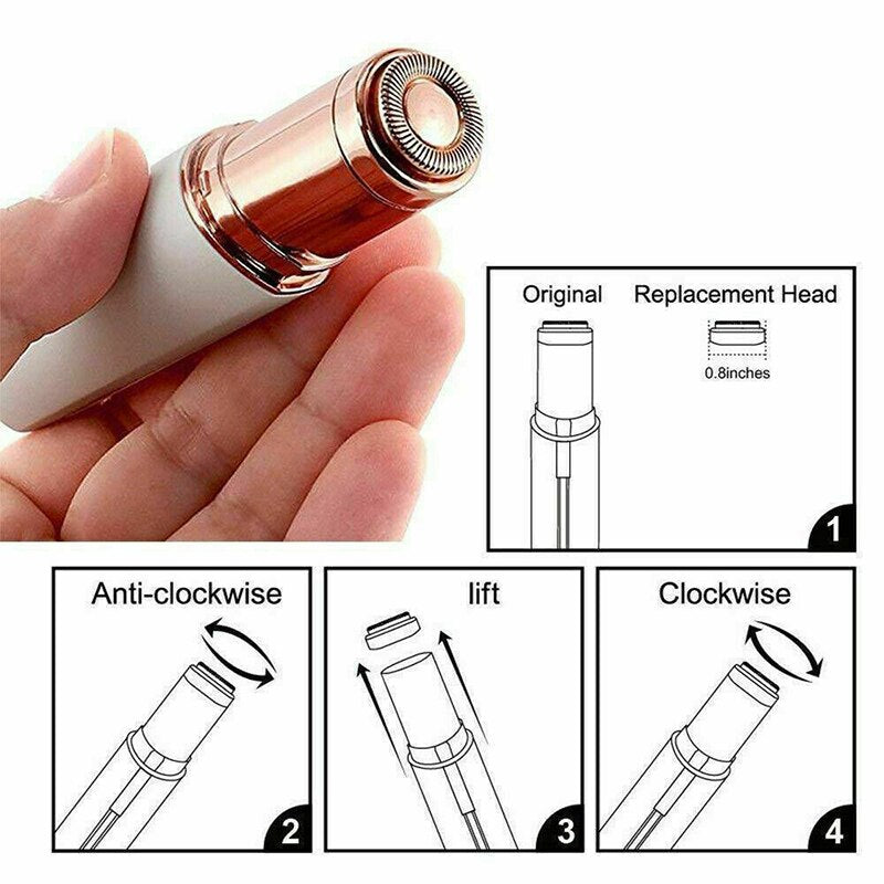 Mini Female Hair Remover Lipstick Shape