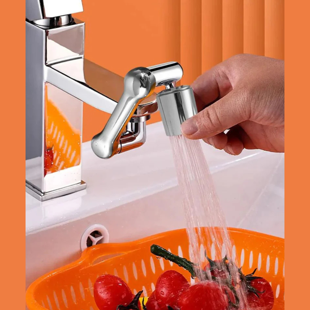 Flexible 1080° Faucet Extender – Dual Modes