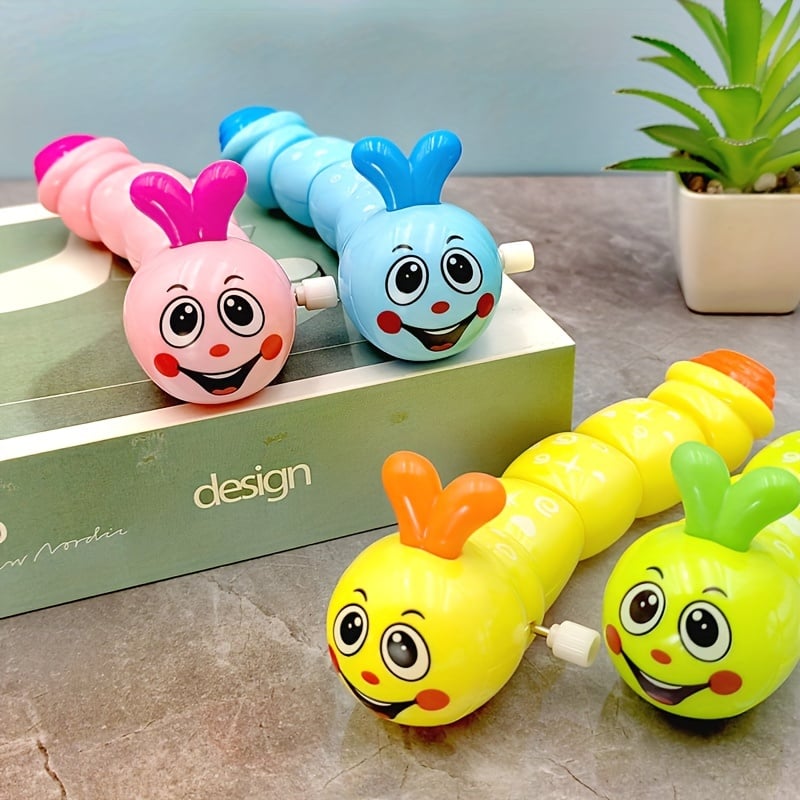 🐛Running Wind-Up Wiggle Caterpillar Toys