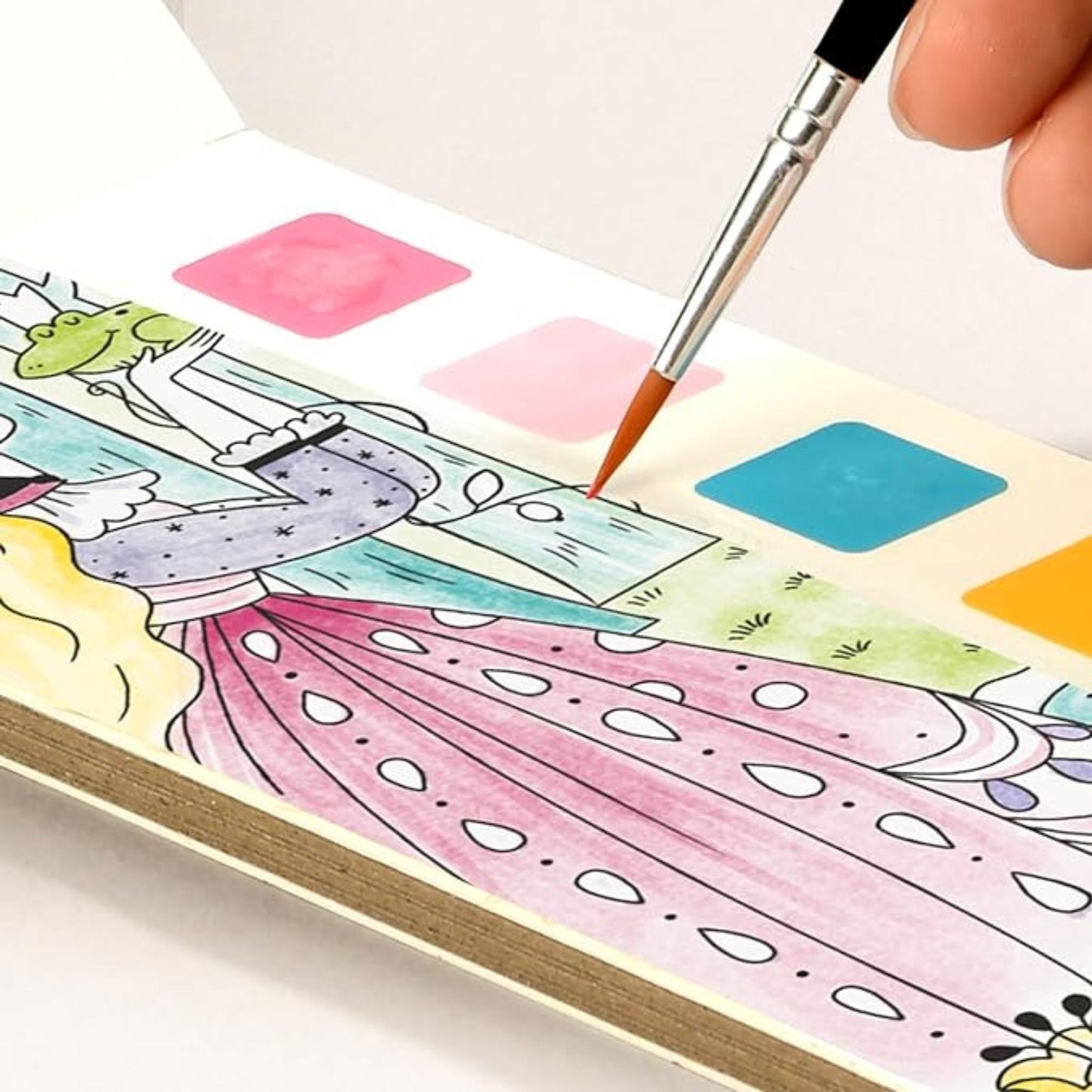 Magical Watercolor Adventures: Pocket Painting Book Set