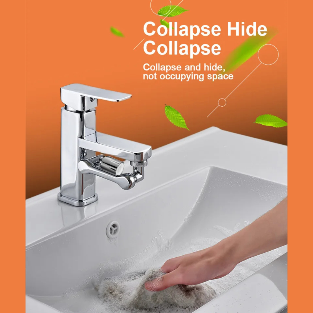 Flexible 1080° Faucet Extender – Dual Modes