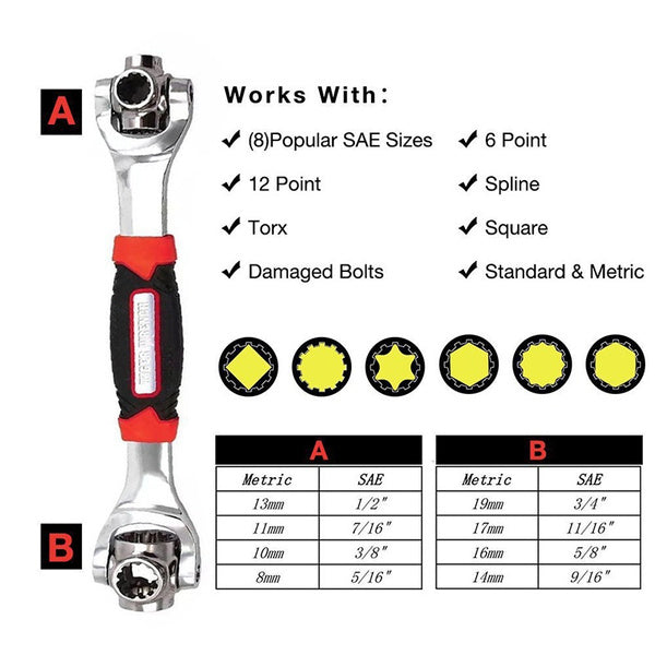 Multifunctional Wrench Universal 52 in 1