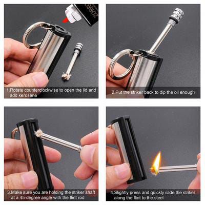 Portable Lighter Keychain