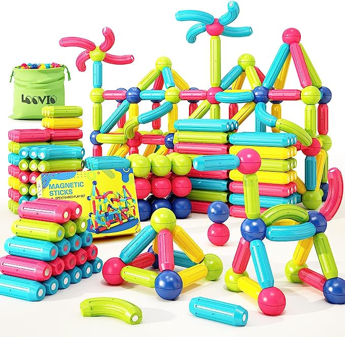 Kids Magnetic Building Block Set