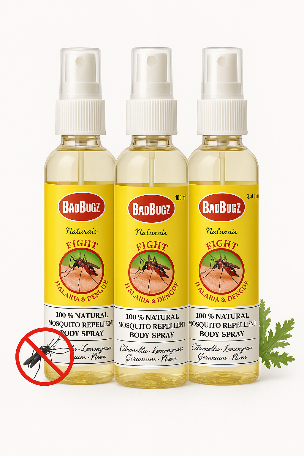 Natural Mosquito Repellent Body Spray