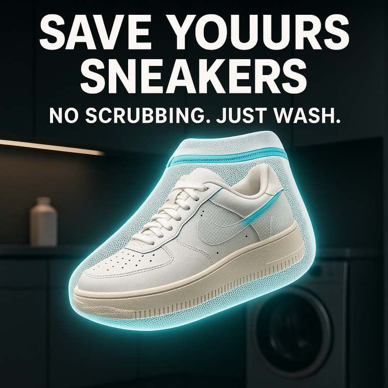 CleanKicks Shoe Washing Bag - Microfiber Cleaning Bag