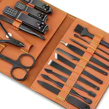 16 PCs Nail kit Pouch