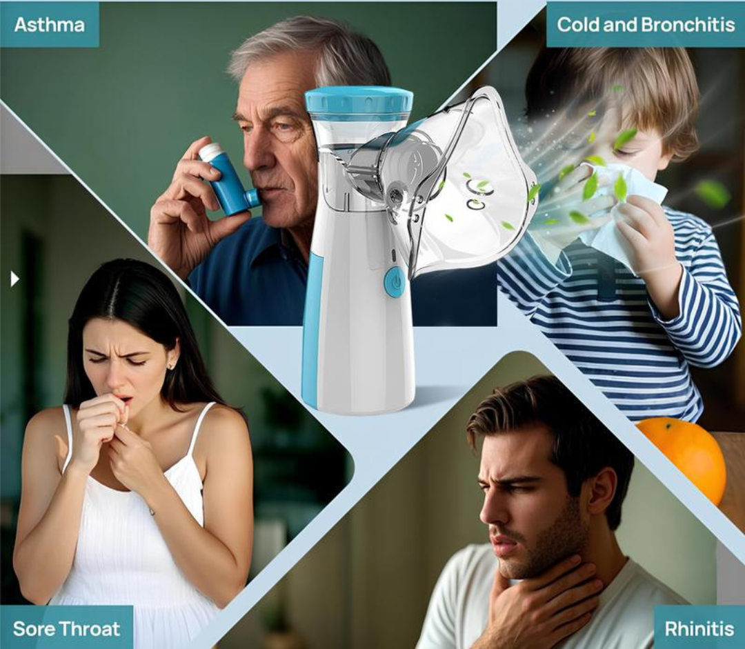 PureBreath Compact Nebulizer Safe Relief Anytime Anywhere