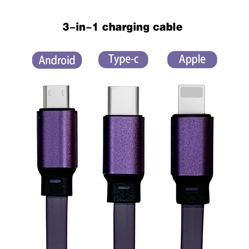 3 in 1 Charging Cabel🔥(Android , Type C , Apple)