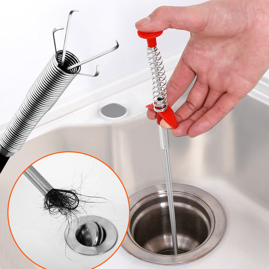 Cleaning Spring Tool Drain Opener