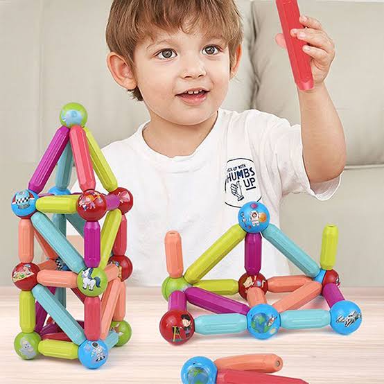 Kids Magnetic Building Block Set