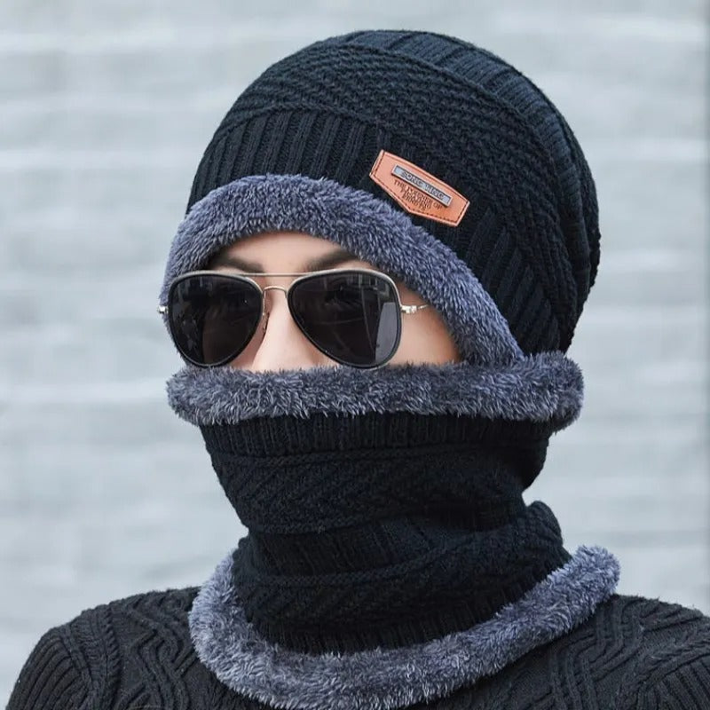 Wool Cotton Winter Neck Cover Cap For Man & Women
