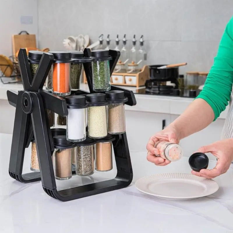 Multifunctional Rotating Spice Rack 360 Degree