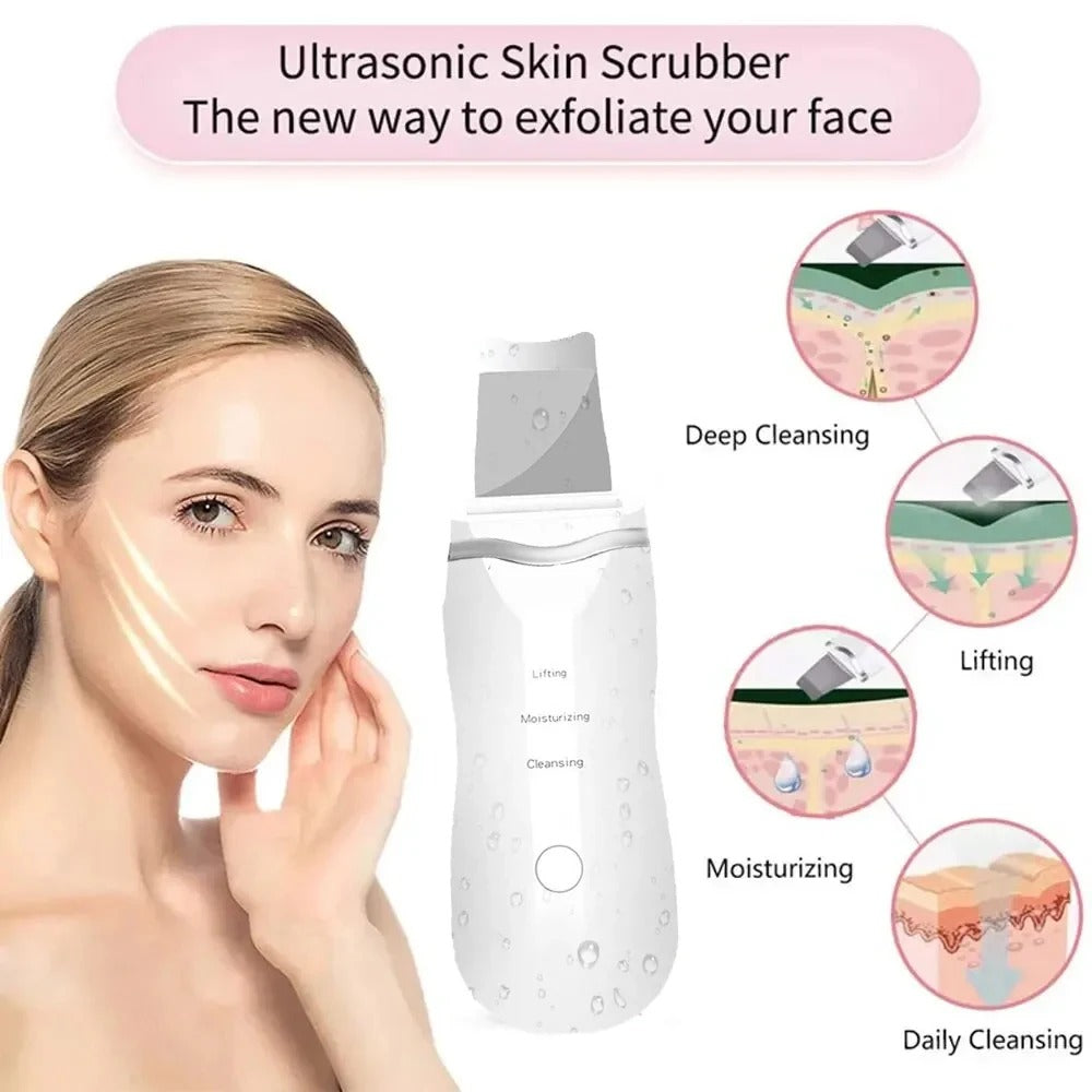 Ultrasonic Skin Scrubber Blackhead Remover