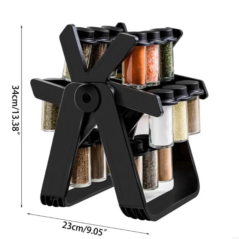 Multifunctional Rotating Spice Rack 360 Degree