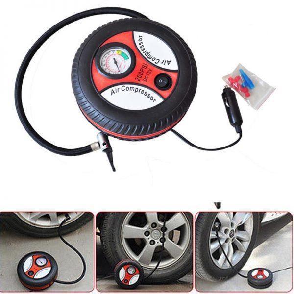 Air Compressor Pump Portable Tire Inflator For Car