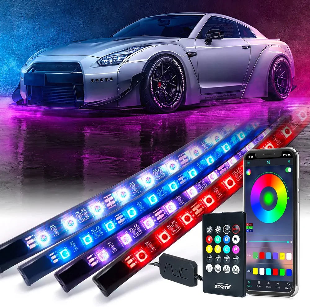 Led Multi Color UnderGlow Kit Smartphone Control