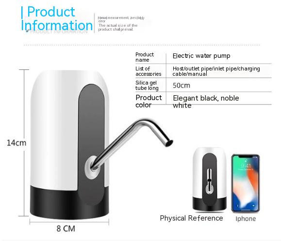 Electric water rechargeable pump