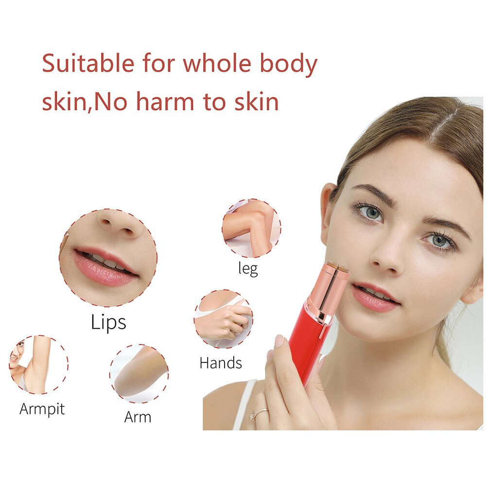 Mini Female Hair Remover Lipstick Shape